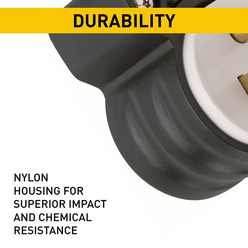 Legrand-Pass & Seymour PS5666SSANCC4 Maxgrip Straight Blade Plug Two Pole