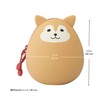Lihit Lab PuniLabo Mini Zip Bag Egg Shaped 2.2" x