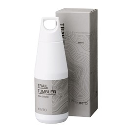 KINTO 20211 Trail Tumbler, 16.9 fl oz (580 ml), White, Double Wall Vacuum Construction, Thermal and Cold Retention
