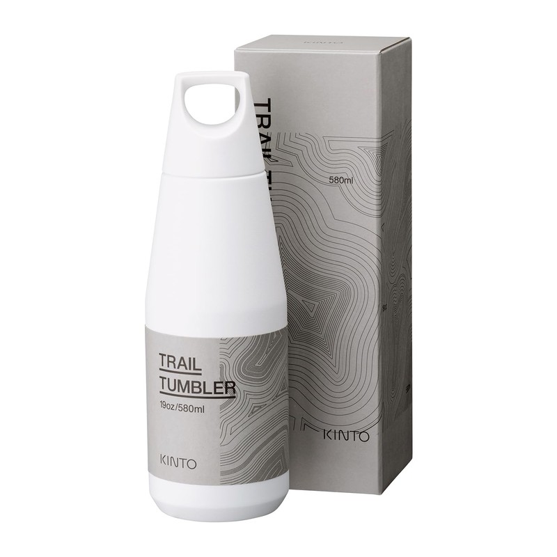 KINTO 20211 Trail Tumbler, 16.9 fl oz (580 ml), White,