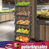 Retail Display Rack Market Shelf Fruit Vegetable Snack Basket With