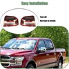AUCERAMIC Chrome Full Mirror Covers + Door Handle Covers Fit