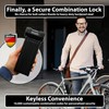 KOHLBURG Folding Bike Lock [43”] Bolt Cutter Proof with 4-Digit