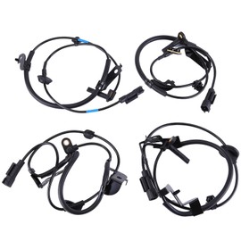 Hiolpen ABS Wheel Speed Sensor Fit for 2009-2015 for Mitsubishi Lancer 2007-2015 for Mitsubishi Outlander 4670A575 4670A576 4670A583 Rear Left Rear Right Front Left Front Right 4pcs ABS Sensors
