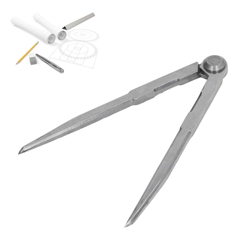 Wing Divider Carbon Steel Hardened Finely Polished Tips Accurate Positioning