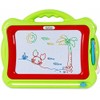 SciencePurchase Green Magnetic Drawing Doodle Board, Tethered Pen Writes in