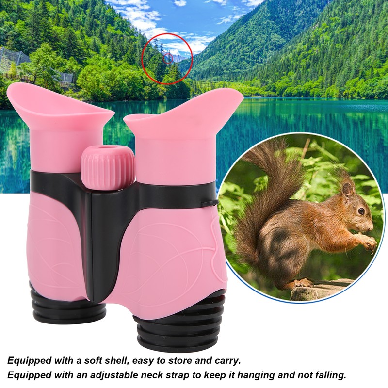 8x21 HD Compact Kids Binoculars for Bird Watching Hiking Camping