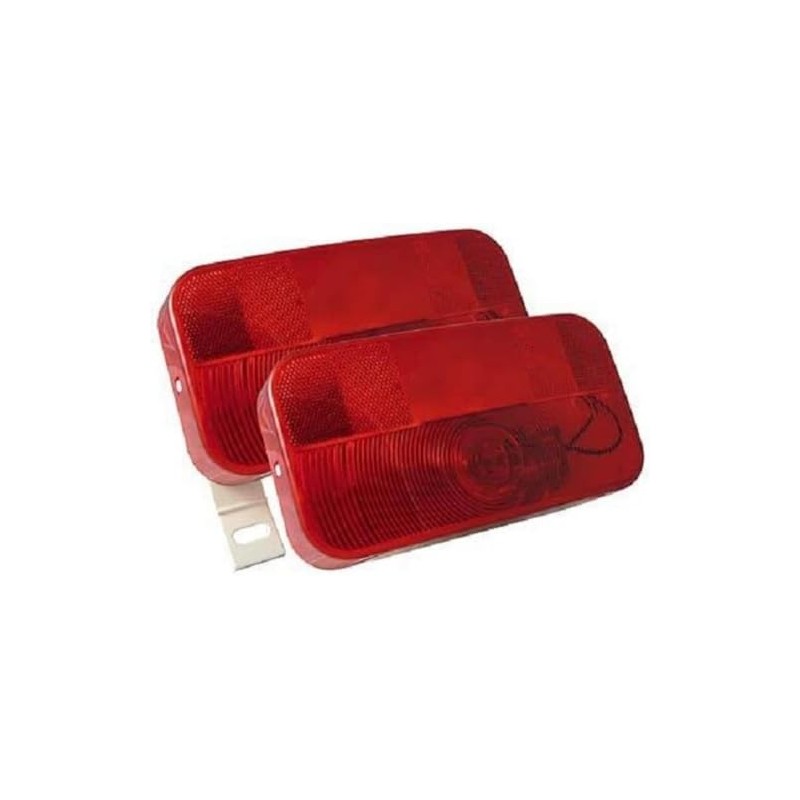 Pair of J-90 Bargman 34-92-003 9x5 Red Stop Tail Turn