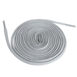 Shoeslulu 54" Premium Flat Colorful Fashion Sneakers Shoelaces ([Flat] 54 in. (140 cm), Cinder Grey)