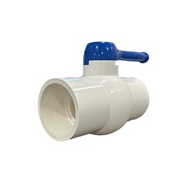 ERA 4" Schedule 40 PVC Ball Valve, Slip x Slip – NSF-PW Heavy-Duty Water Shut Off Valve for Plumbing, Irrigation & Pool