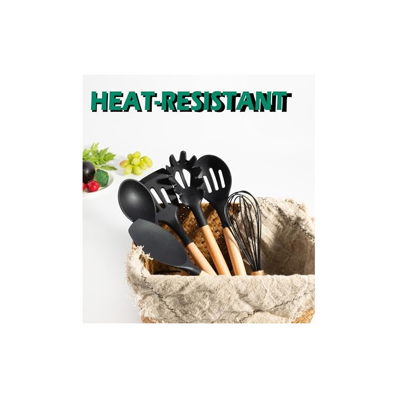 Socisen Cutting Board Set with Non Slip Edges and Over