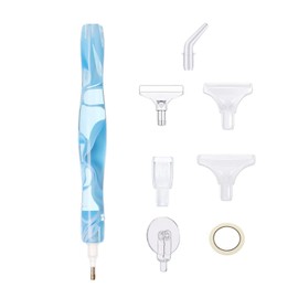 Diamond Painting Pen Resin 6 Interchangeable Multifunctional DIY 5D Embroidery Diamond Drill Pen Handmade Accessory Tool