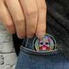 2 Year AA Sobriety Coin – Colorful Skull Recovery Token