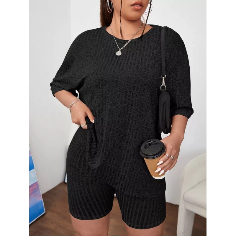 COMODO Conjunto Short Leggins Y Top 2 Pieza Mujer Casual