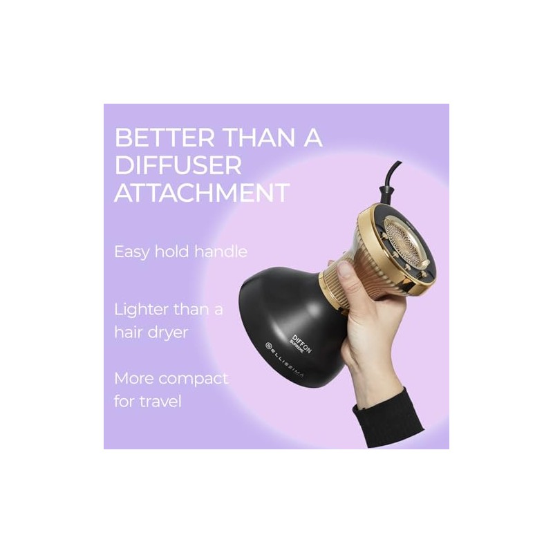 Bellissima Diffon Supreme Diffuser & Curly Hair Dryer - XL