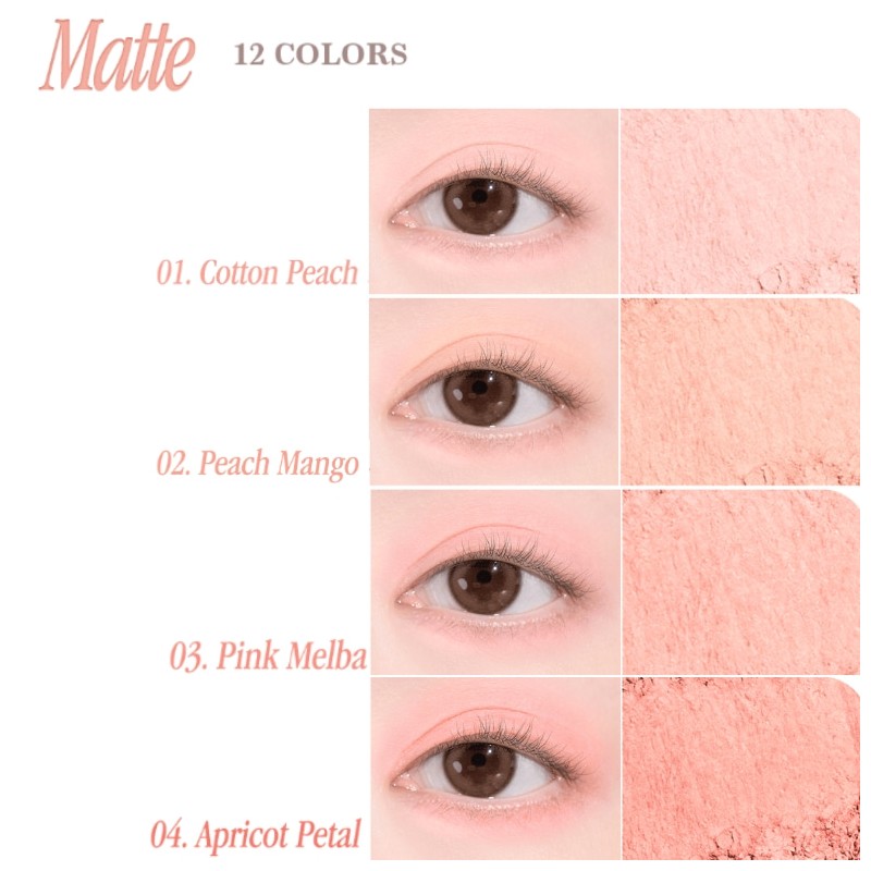 DASIQUE Mood Single Shadow 1.2~1.5g, Shade:34 Dark Mahogany(Matte)
