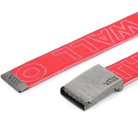 Vans Mens OTW Deppster Web Belt Hibiscus Red One Size  NWT