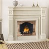 INNO STAGE Cast Iron Fireback Feet - Durable Fireplace Fireback