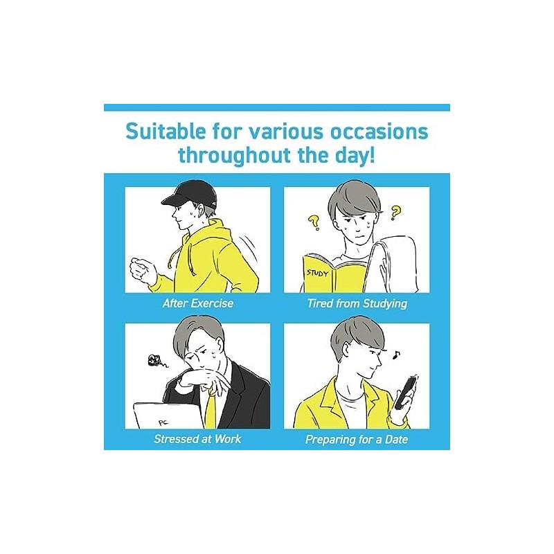 Mandom Gatsby Ice Body Paper Ice Fruity 30 Sheets