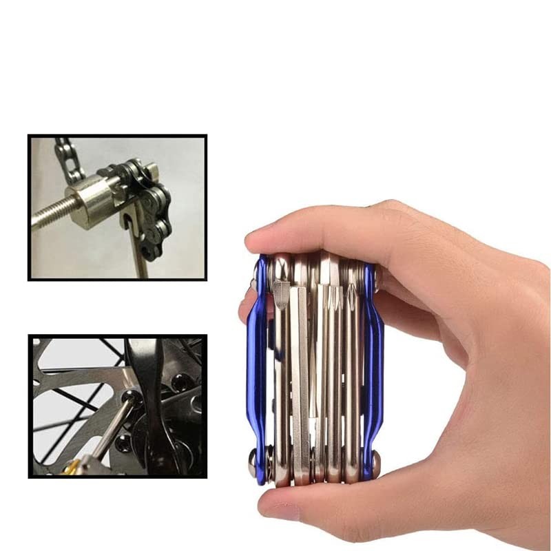 AIMALL 11-in-1 Bicycle Chain Multi-function Portable Breaker Tool Repair Kit