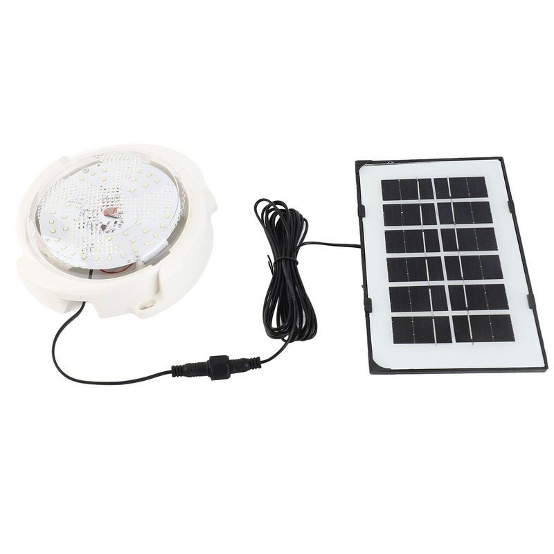 Solar Ceiling Light High Brightness 50LED Timing Solar Shed Lamp