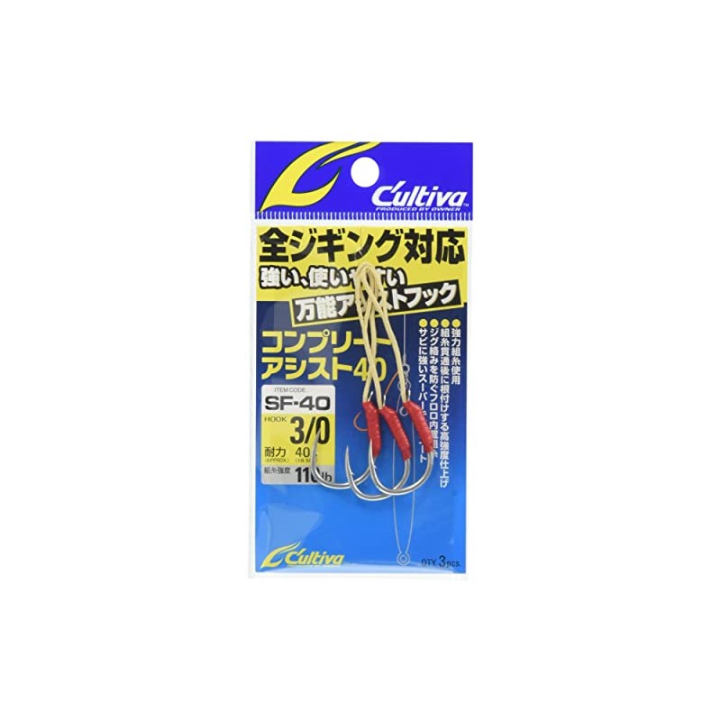 Owner (Owner) SF40 konpuri-toasisuto Hooks 3/0 Hook