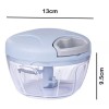 24x7 Cortador Moledor Picador Verduras Frutas Manual Chopper