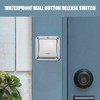 Newnessai Waterproof Wall Push Button Release Switch, Replacement for Doorbell