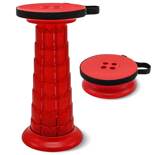 Adjustable Retractable Portable Collapsible Folding Stool for Adults Heavy Duty