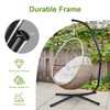 Masyardi Hammock Chair Stand Only, Heavy Duty Steel C-Stand with