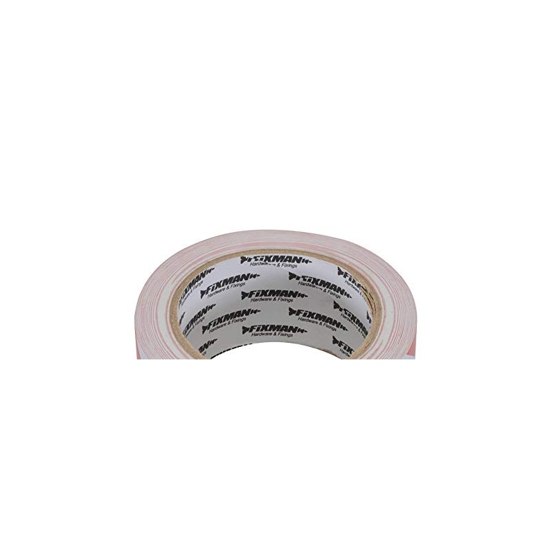 Fixman 188781 Hazard Tape 50 mm x 33m Red/White