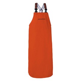 Grundens Shoreman PVC Apron, Orange, ONE SIZE