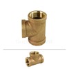 Supply Giant CSUF0034 3/4''-Inch Brass Tee Pipe Fitting