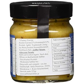 To Filema Tis Lelas To Filema Tis Lela's Handmade Carrot Chutney - The Mild Carrot, 2 Pack x 225g (Total: 450g)