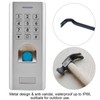 Waterproof Fingerprint Reader Password Door Access Control Keypad Security Entry