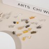 sourcing map 200Pcs Ribbon Ends, 16mm Ribbon Crimp Clamp End