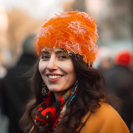 Lewtemi 4 Pcs Unisex Distressed Balaclava Winter Warm Knitted Beanie Outdoor Fuzzy Winter Hat Knit Beanie Cap for Men Women (Vibrant Color)