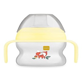 MAM - Sippy Cup 6+ Months 150 ml (Random Colour) - Drinking Cup with Leak-proof Spout and Ergonomic Handles - Baby First Cup with Ultra Soft Spout