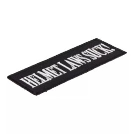 PatchStop - World's Largest Patch Store Helmet Laws Suck Patch, Funny Biker Patches