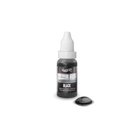 Rainbow Dust Liquid Colour Black 16ml - Liquid Air Brush Colour and Food Colouring