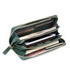 Mandiva Women's Long Wallet, Genuine Leather, Separate Type, Coin Purse,