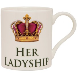 The Leonardo Collection Her Ladyship Fine China Mug, White