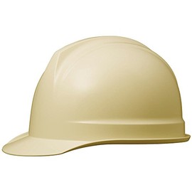 [ミドリ安全] ヘルメット 作業用 ABS製 レインガード ズレ防止 SC1BN RA KP付 クリーム