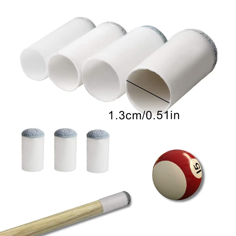 Billiard Cue Tips, Pack of 20 Pool Cue Tips, Replacement