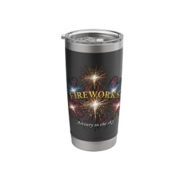 Rocket Pyromana Pyro Pyrotechnics Fireworks Blast Explosion Stainless Steel Insulated Tumbler