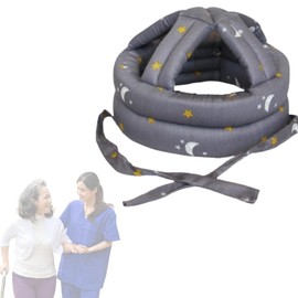 Tropchou Headgear, Head Guard, Head Protection, Fall, Shock Absorbing, Nursing Care, Cute, Lightweight, One Size Fits All (Starry Sky Strap)