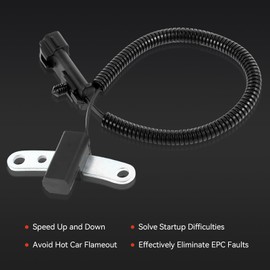 Crankshaft Position Crank Sensor 56027865 Compatible with Dodge Dakota 2.5L 1997 1998 1999 2000 and Jeep Cherokee 2.5L,TJ 2.5L,Wrangler 2.5L 1998 1999 2000