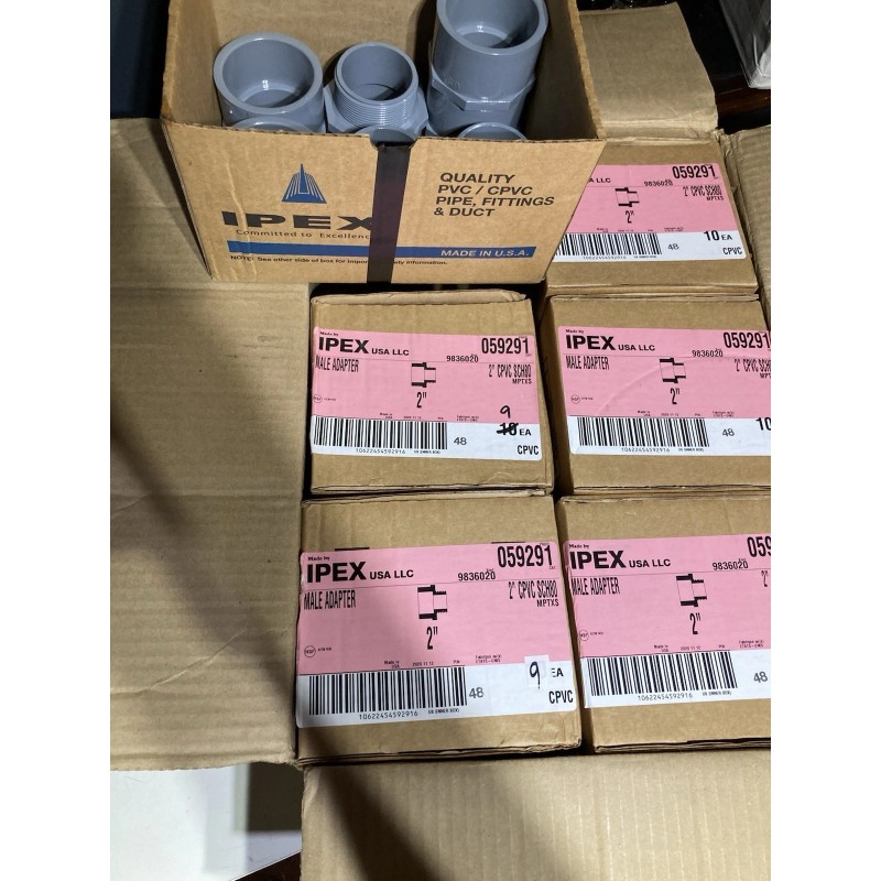 IPEX 2" INCH CPVC SCHEDULE 80 MALE ADAPTER SOC x
