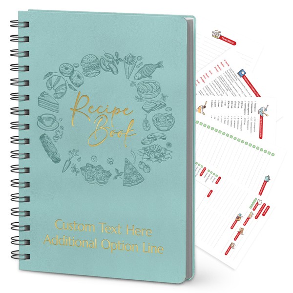 Promot Personalized Recipe Book - Write Your Own Recipes, Custom