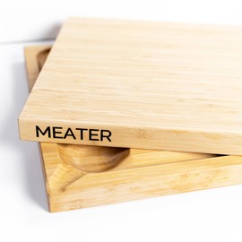MEATER Cutting Board | The 19.6" x 14.9" Kitchen Cutting Board Made of 100% Bamboo for Chopping, Slicing, Carving, Mincing, and Making Your Charcuterie Board